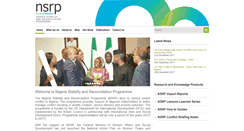 Desktop Screenshot of nsrp-nigeria.org