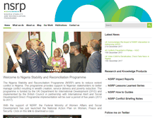 Tablet Screenshot of nsrp-nigeria.org